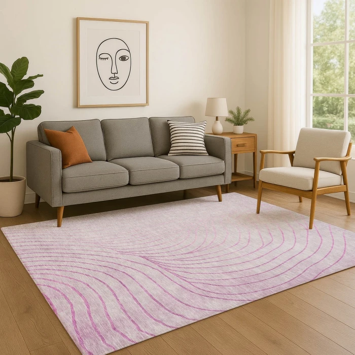 Addison Mayfield Pink AMF2107 2ft. 3in. x 7ft. 6in. Rect. Rug
