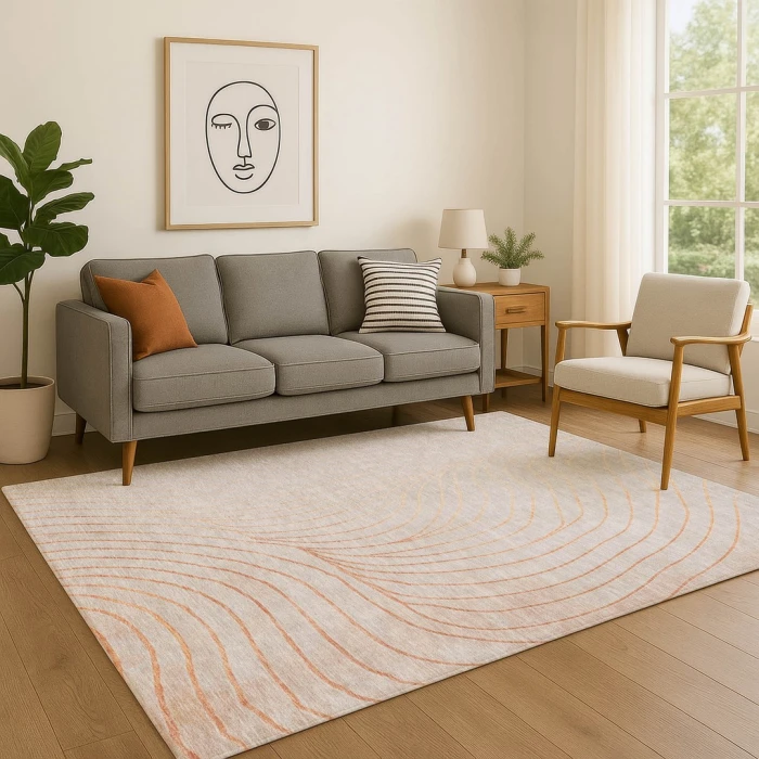 Addison Mayfield Orange AMF2107 9ft. x 12ft. Rect. Rug