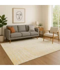 Addison Mayfield Gold AMF2107 - 8ft. Round Rug
