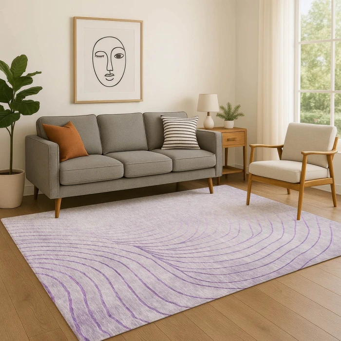 Addison Mayfield Purple AMF2107 8ft. x 10ft. Rect. Rug