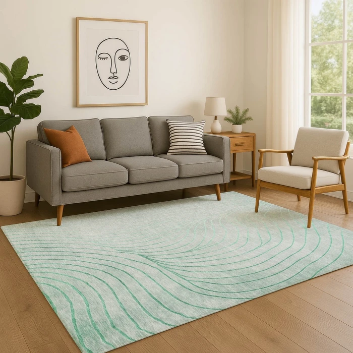 Addison Mayfield Green AMF2107 2ft. 3in. x 7ft. 6in. Rect. Rug