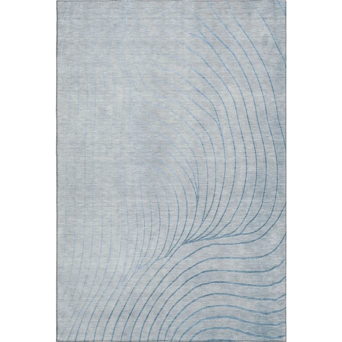 Addison Mayfield Blue AMF2107 - 8ft. Round Rug