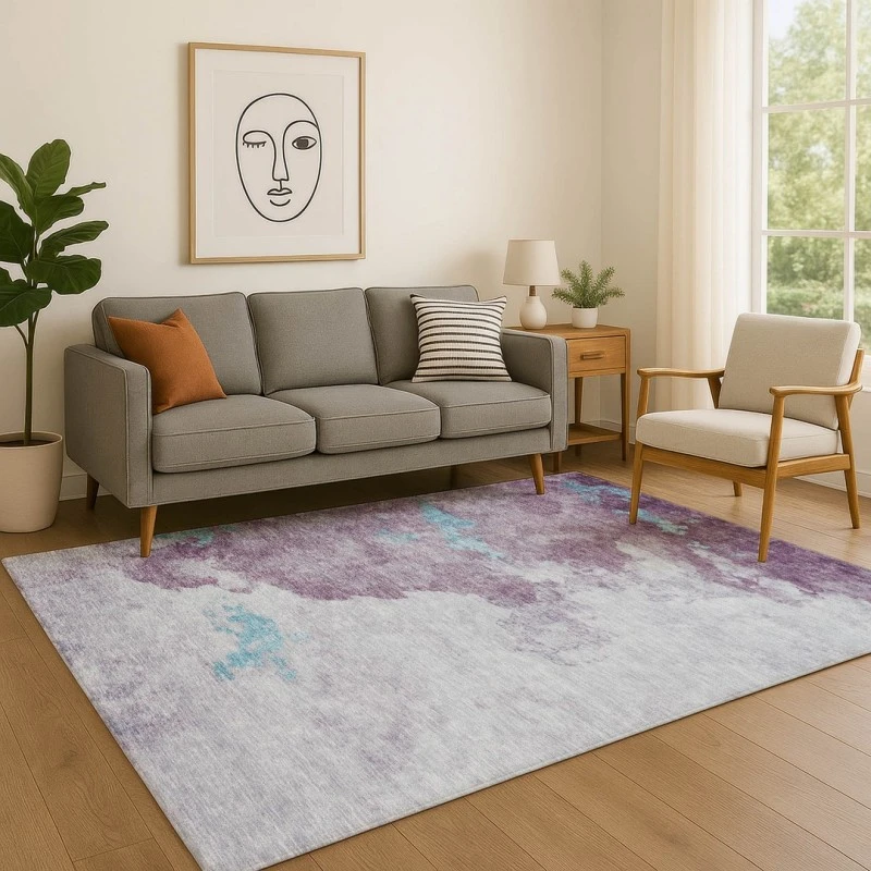 Addison Mayfield Purple AMF2108 9ft. x 12ft. Rect. Rug