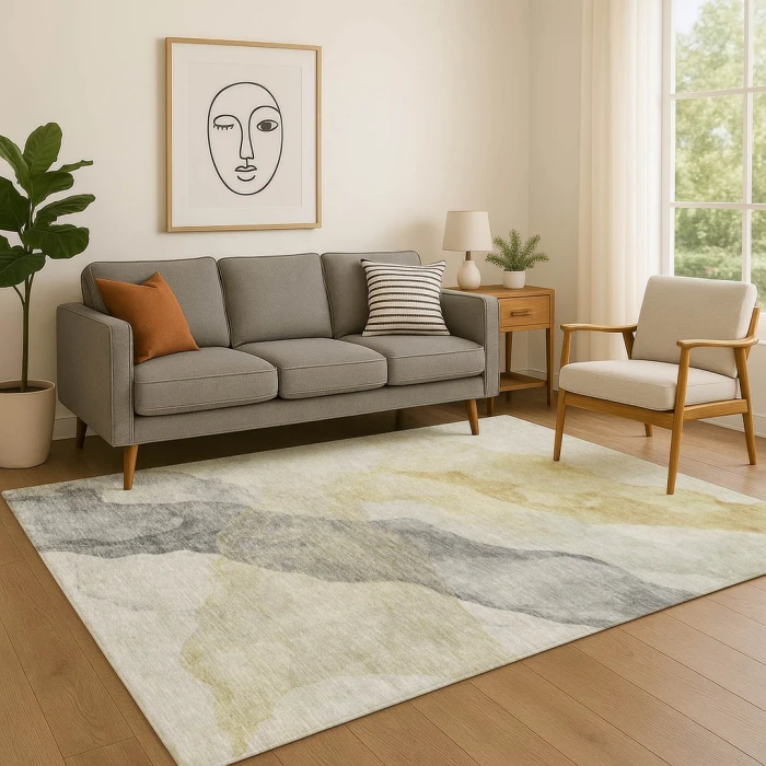 Addison Mayfield Brown AMF2109 - 8ft. Round Rug