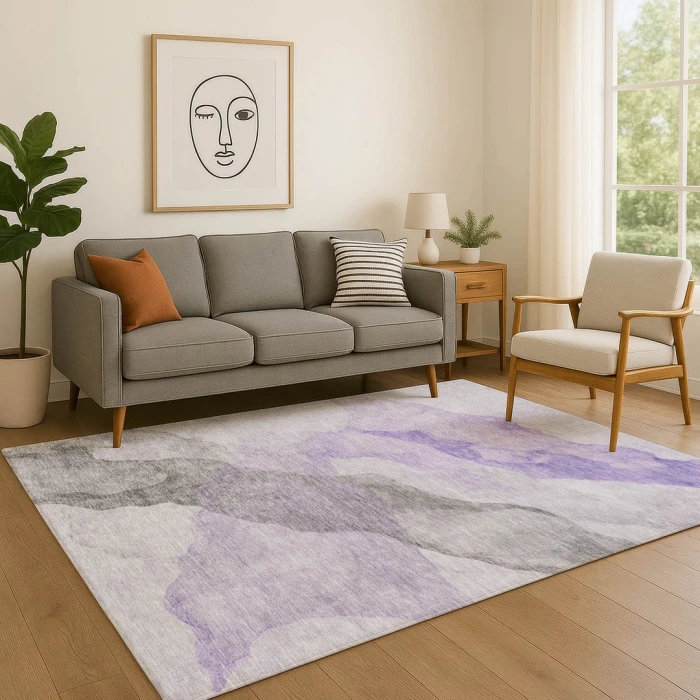 Addison Mayfield Purple AMF2109 9ft. x 12ft. Rect. Rug