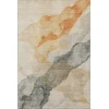 Addison Mayfield Orange AMF2109 - 8ft. Round Rug