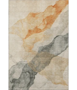 Addison Mayfield Orange AMF2109 - 8ft. Round Rug