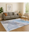 Addison Mayfield Blue AMF2109 2ft. 3in. x 7ft. 6in. Rect. Rug