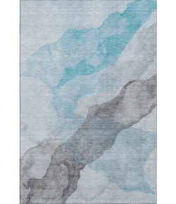 Addison Mayfield Teal AMF2109 - 8ft. Round Rug