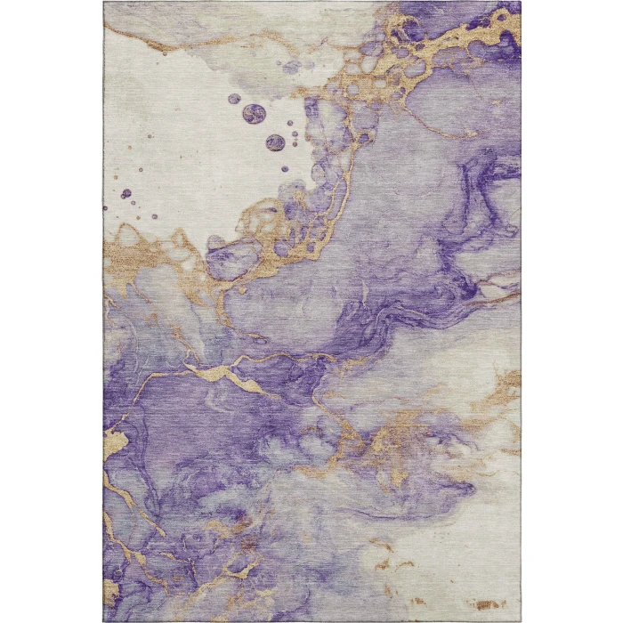 Addison Mayfield Purple AMF2110 - 8ft. Round Rug
