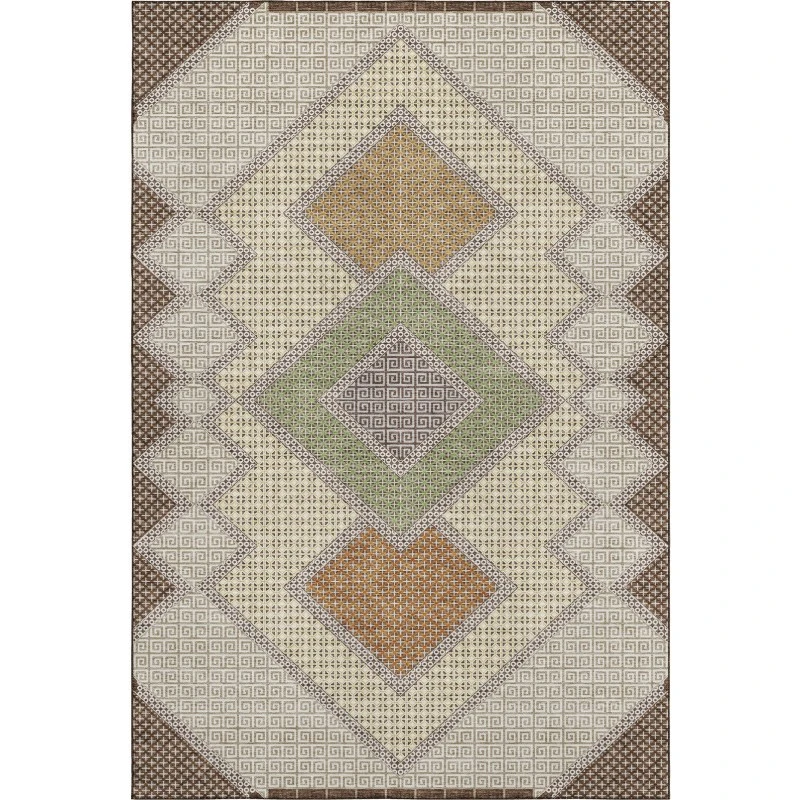 Addison Mayfield Brown AMF2111 - 8ft. Round Rug