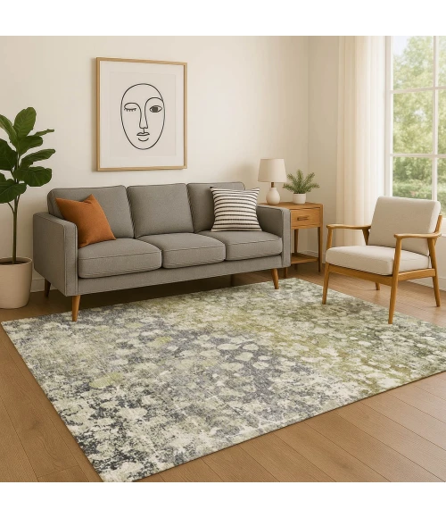 Addison Mayfield Green AMF2113 2ft. 3in. x 7ft. 6in. Rect. Rug