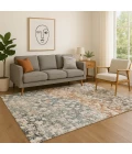 Addison Mayfield Ivory AMF2113 - 8ft. Round Rug