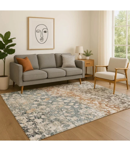 Addison Mayfield Ivory AMF2113 - 8ft. Round Rug