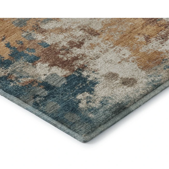 Addison Mayfield Teal AMF2114 - 8ft. Round Rug