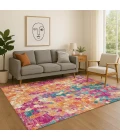 Addison Mayfield Pink AMF2115 8ft. x 10ft. Rect. Rug