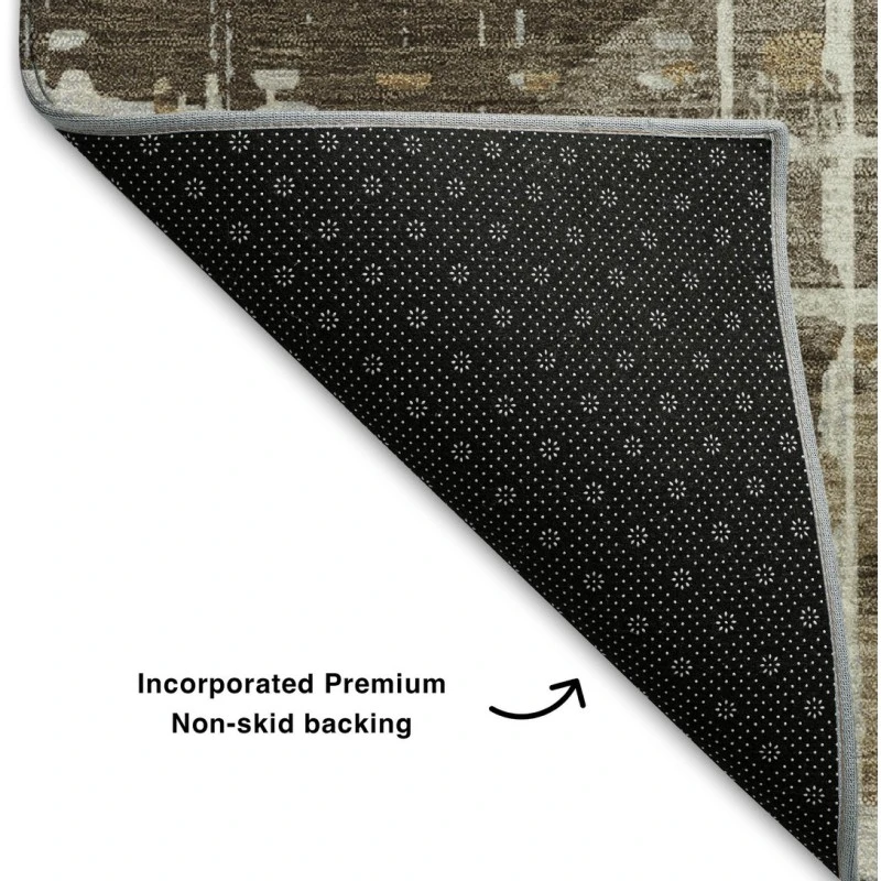 Addison Mayfield Brown AMF2116 - 8ft. Round Rug