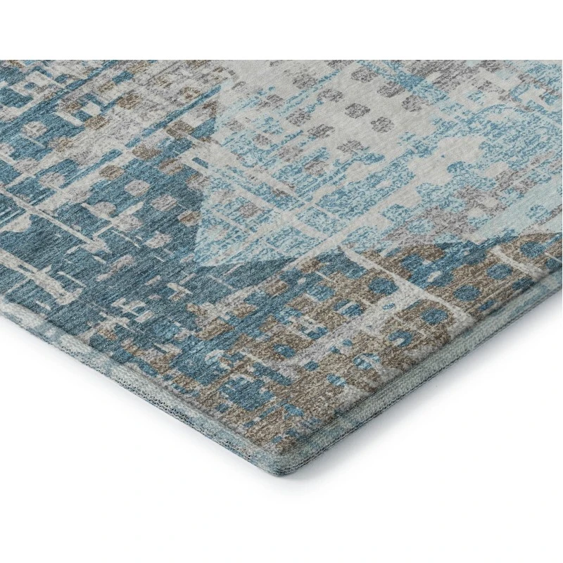 Addison Mayfield Teal AMF2116 8ft. x 10ft. Rect. Rug