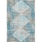 Addison Mayfield Teal AMF2116 - 8ft. Round Rug