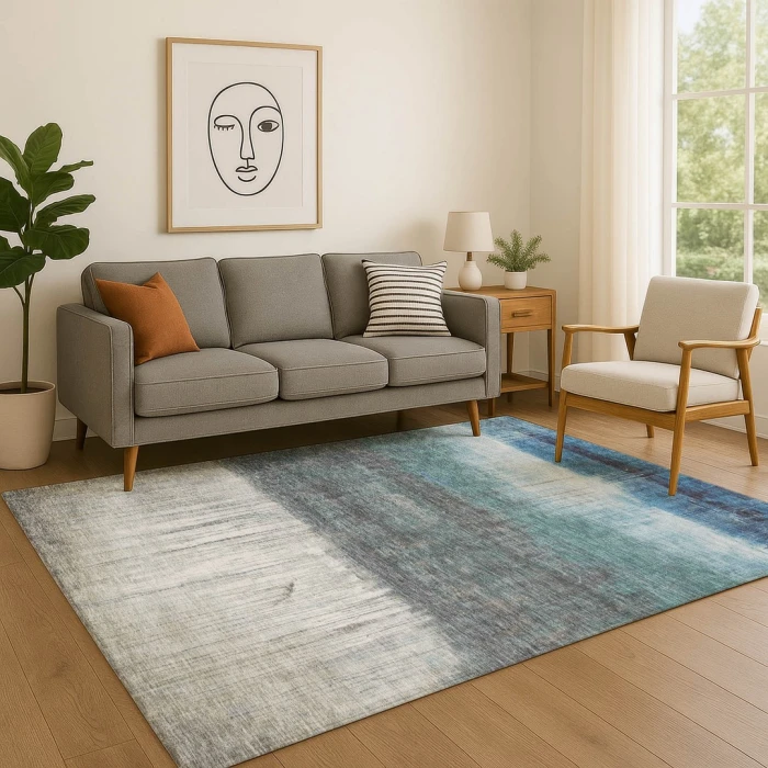 Addison Mayfield Blue AMF2118 2ft. 3in. x 7ft. 6in. Rect. Rug