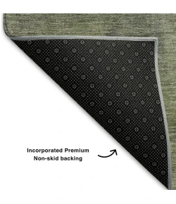 Addison Mayfield Green AMF2119 - 8ft. Round Rug