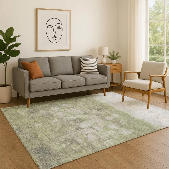 Addison Mayfield Green AMF2119 - 8ft. Round Rug