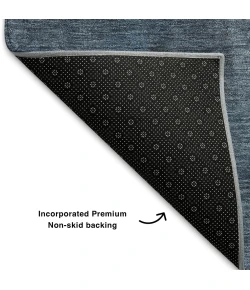 Addison Mayfield Blue AMF2119 - 8ft. Round Rug