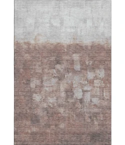 Addison Mayfield Orange AMF2119 - 8ft. Round Rug