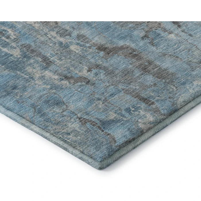 Addison Mayfield Blue AMF2120 - 8ft. Round Rug