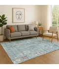 Addison Mayfield Blue AMF2120 8ft. x 10ft. Rect. Rug