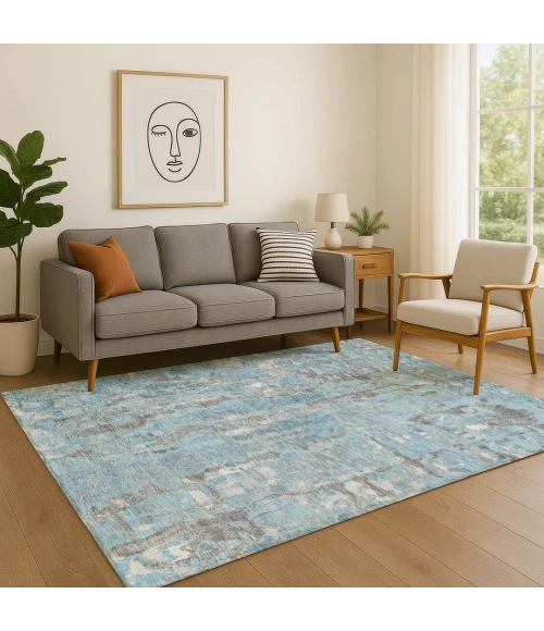 Addison Mayfield Blue AMF2120 8ft. x 10ft. Rect. Rug