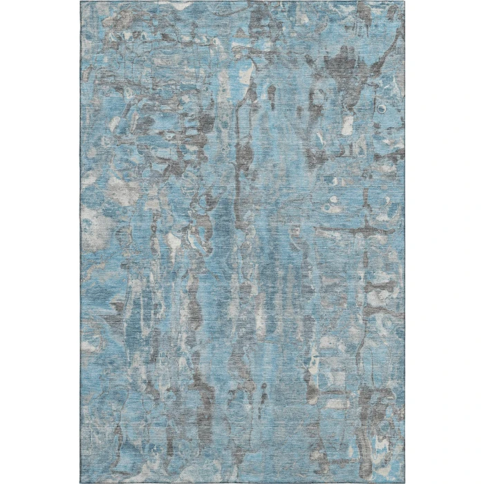 Addison Mayfield Blue AMF2120 - 8ft. Round Rug