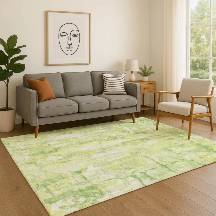 Addison Mayfield Green AMF2120 - 8ft. Round Rug