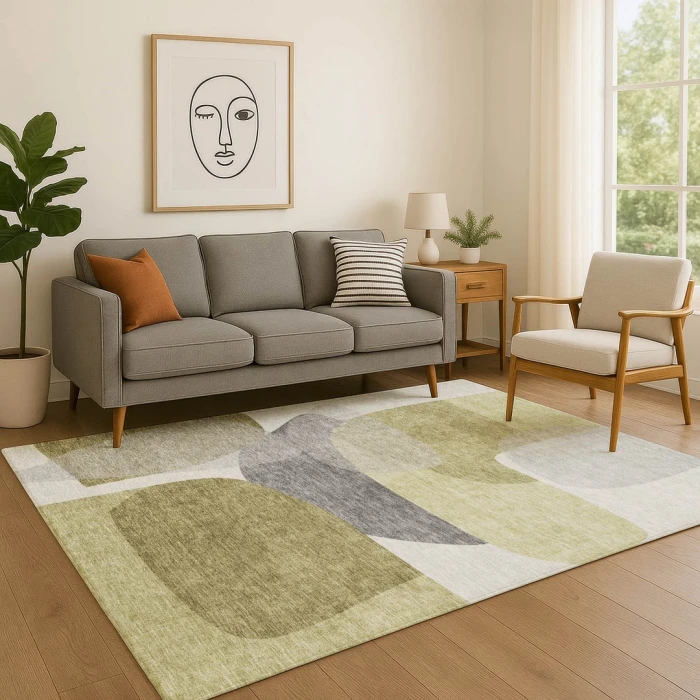 Addison Mayfield Green AMF2121 5ft. x 7ft. 6in. Rect. Rug