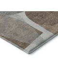 Addison Mayfield Brown AMF2121 - 8ft. Round Rug
