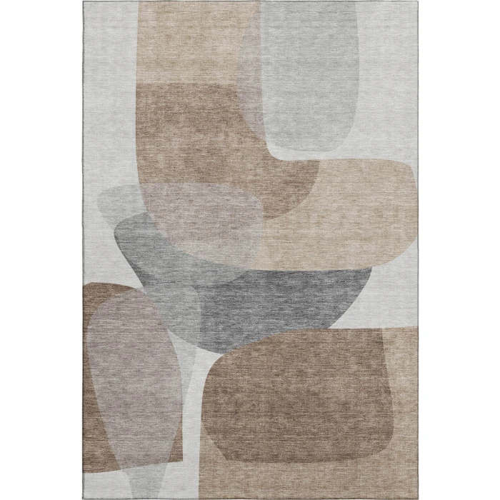 Addison Mayfield Brown AMF2121 - 8ft. Round Rug