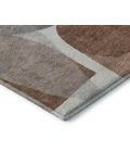Addison Mayfield Orange AMF2121 - 8ft. Round Rug