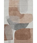Addison Mayfield Orange AMF2121 - 8ft. Round Rug
