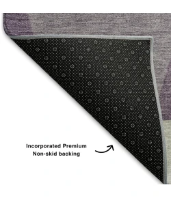 Addison Mayfield Purple AMF2121 - 8ft. Round Rug