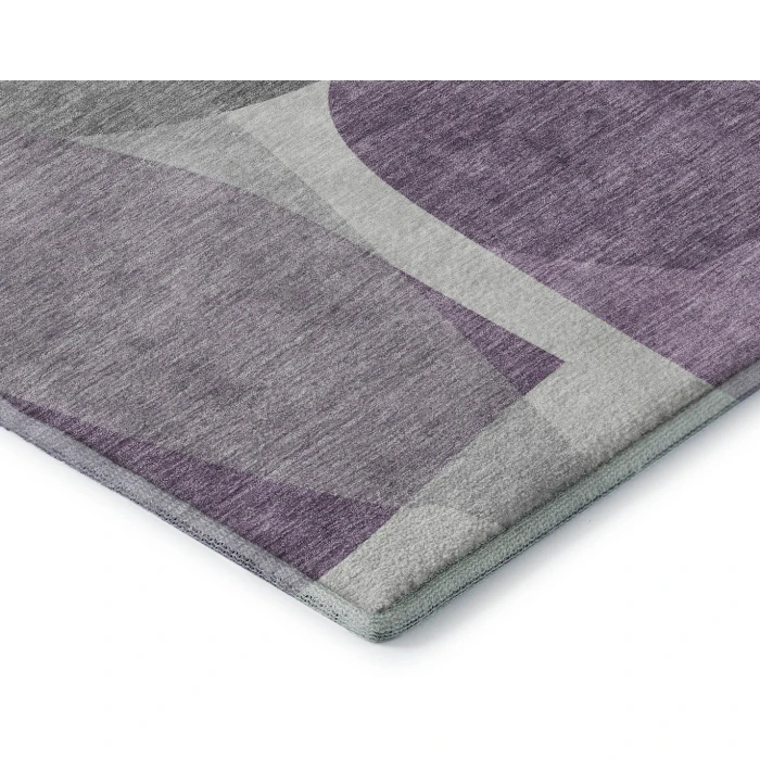 Addison Mayfield Purple AMF2121 - 8ft. Round Rug