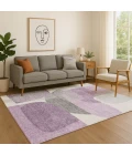 Addison Mayfield Purple AMF2121 - 8ft. Round Rug