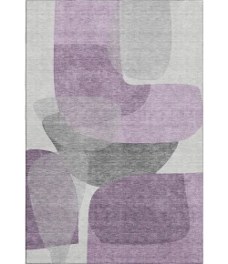 Addison Mayfield Purple AMF2121 - 8ft. Round Rug