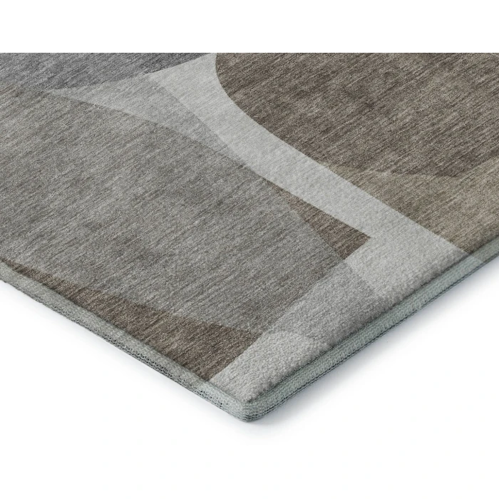 Addison Mayfield Brown AMF2121 - 8ft. Round Rug