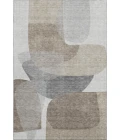 Addison Mayfield Brown AMF2121 - 8ft. Round Rug