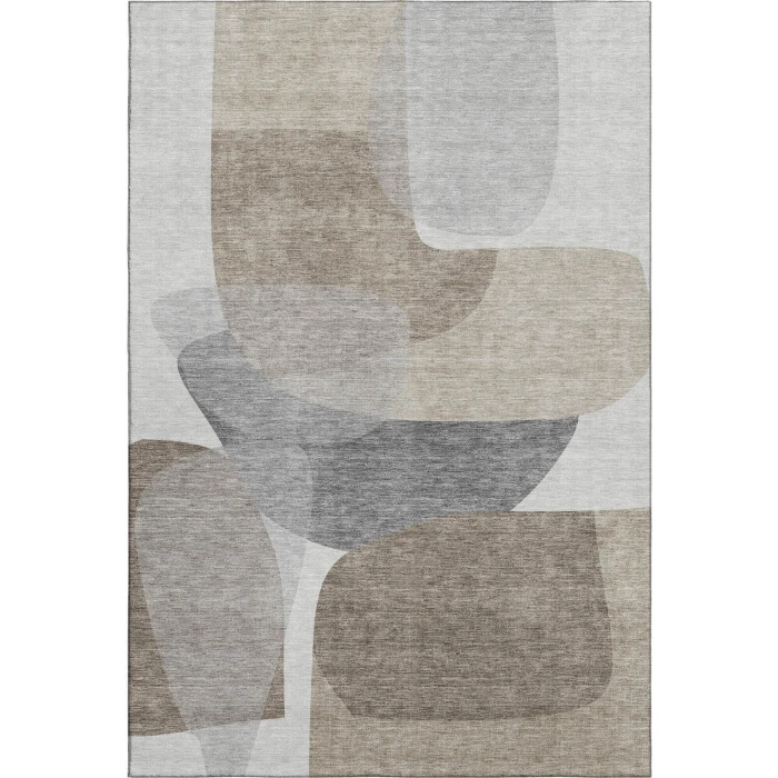 Addison Mayfield Brown AMF2121 - 8ft. Round Rug