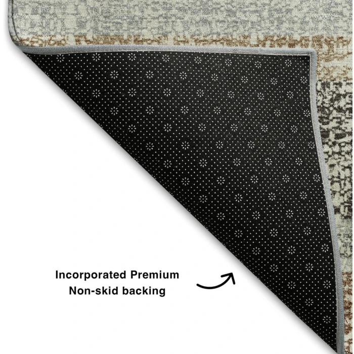 Addison Mayfield Gray AMF2122 - 8ft. Round Rug