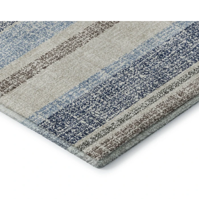 Addison Mayfield Blue AMF2122 - 8ft. Round Rug