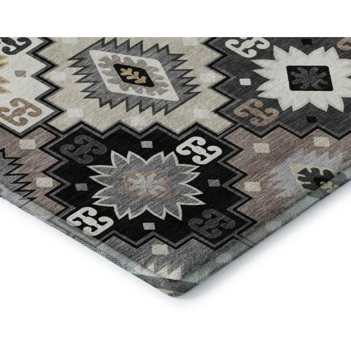 Addison Mayfield Black AMF2123 - 8ft. Round Rug