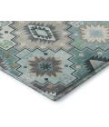 Addison Mayfield Teal AMF2123 - 8ft. Round Rug