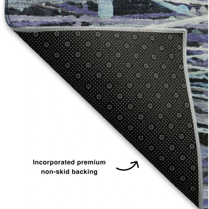 Addison Mayfield Purple AMF2126 2ft. 3in. x 7ft. 6in. Rect. Rug